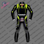 ALEX LOWES KAWASAKI WINTER TEST 2024 RACE LEATHER SUIT BACK