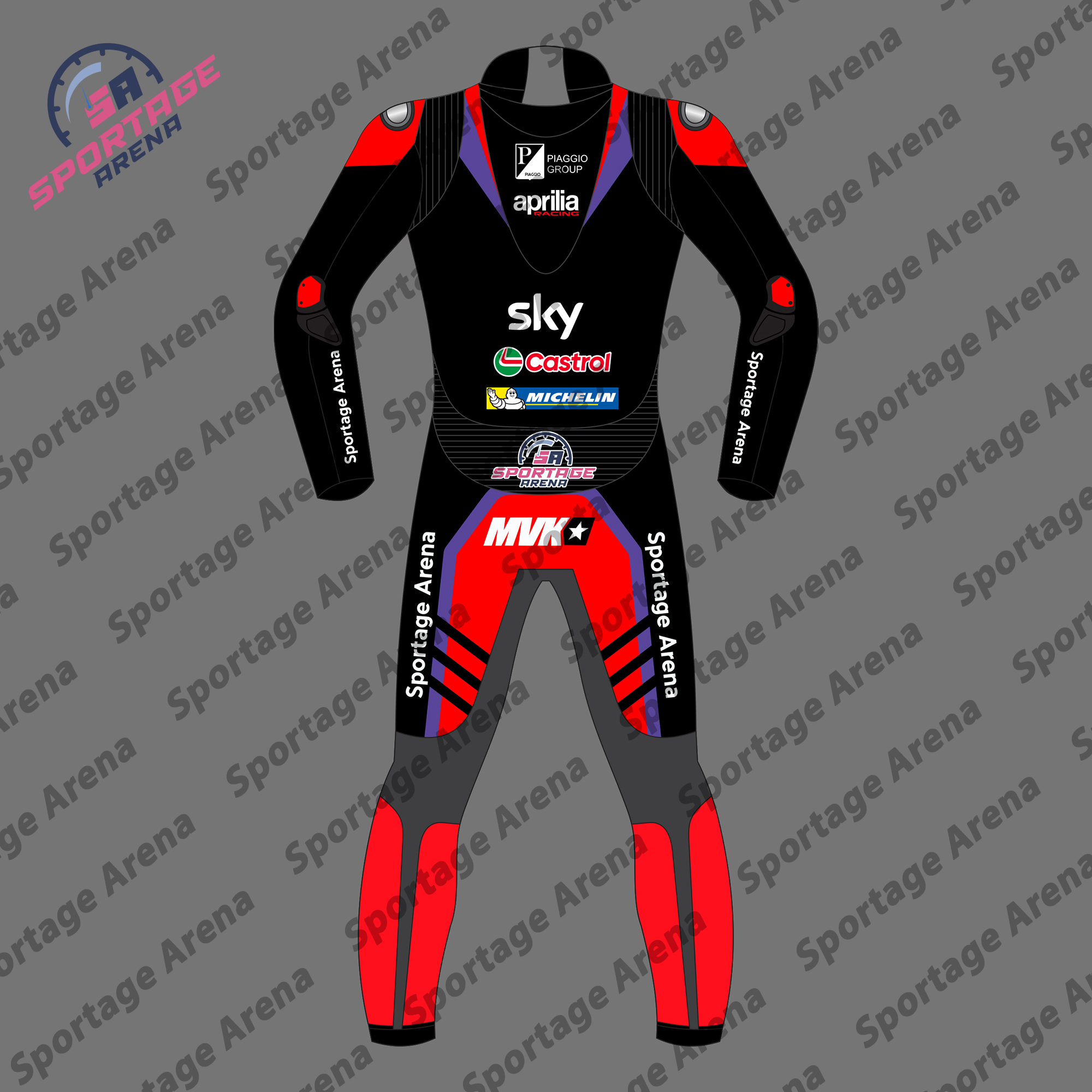 MAVERICK VINALES APRILIA MOTOGP 2024 MOTORBIKE LEATHER RACING SUIT BACK MAVERICK VINALES APRILIA MOTOGP 2024 MOTORBIKE LEATHER RACING SUIT BACK