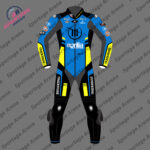 Ai Ogura Aprilia Trackhouse 2025 MotoGP Motorcycle Leather Race Suit Front
