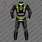 Alex Lowes Kawasaki WSBK 2024 Motorcycle Race Leather Suit Back