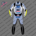 Alex Marquez MotoGP Team Gresini 2025 Motorcycle Leather Racing Suit Back