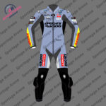Alex Marquez MotoGP Team Gresini 2025 Motorcycle Leather Racing Suit Front