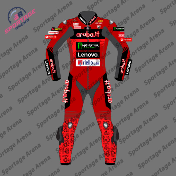 Alvaro Bautista Ducati Motorcycle Tracksuit SBK 2024 Motorcycle Riding Suit Front