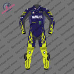 VALENTINO ROSSI YAMAHA MOTOGP 2024 RACE LEATHER SUIT FRONT