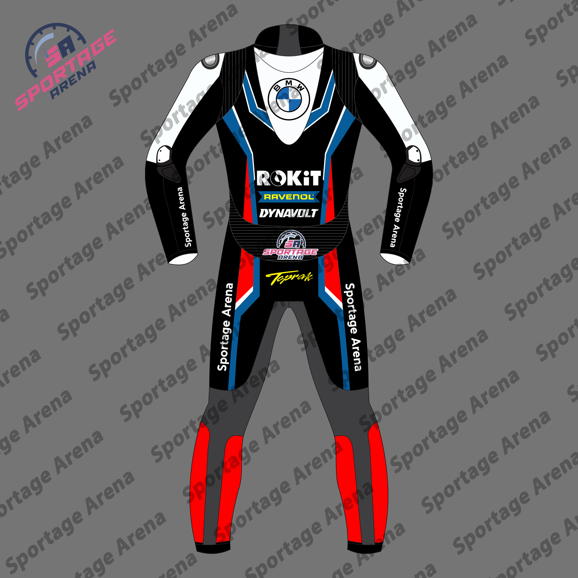 BMW Bike Toprak Razgatlioglu 2024 Motorcycle Leather Racing Suit Back BMW Bike Toprak Razgatlioglu 2024 Motorcycle Leather Racing Suit Back