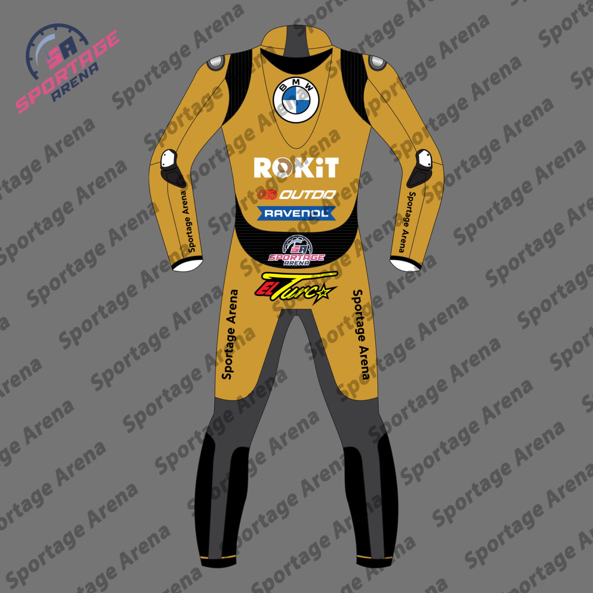 BMW Toprak Razgatlioglu Winter Test MotoGP 2025 Race Suit Back