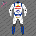 Brad Binder Red Bull White British GP 2024 Leather Race Suit Back