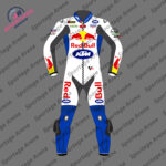 Brad Binder Red Bull White British GP 2024 Leather Race Suit Front