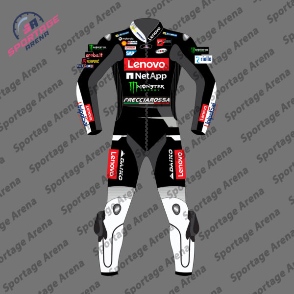 FRANCESCO BAGNIA DUCATI WINTER TEST 2024 RACE LEATHER SUIT FRONT