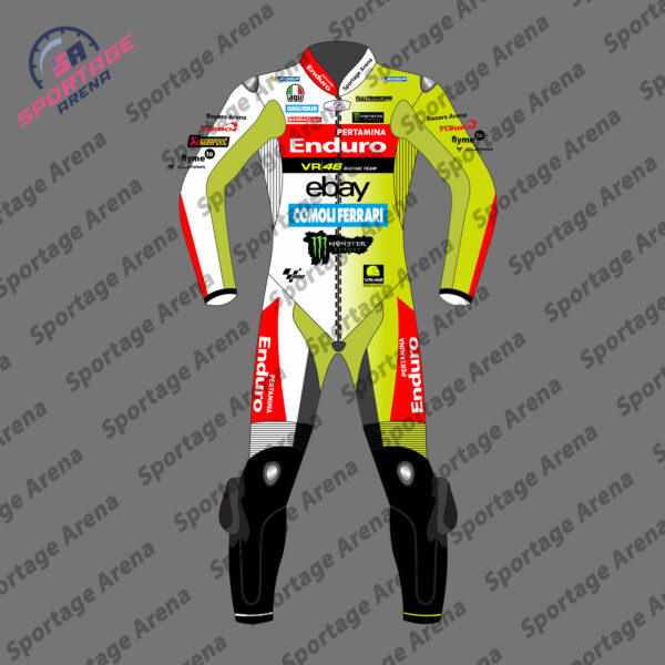 Fabio Di Giannantonio Pertamina Enduro VR46 Racing Team 2024 Leather Suit Front