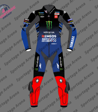 Fabio Quartararo GP Monster Energy 2025 Yamaha Riding Suit Front