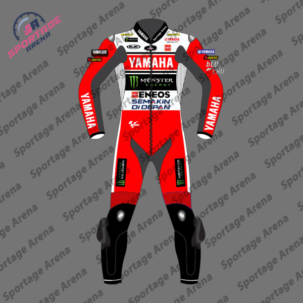 Fabio Quartararo Yamaha British GP 2024 Motorbike Leather Race Suit Front