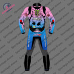 Fabio Quartararo Yamaha French GP 2024 Motorcycle Leather Race Suit Back