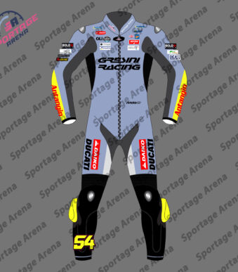 Fermin Aldeguer Ducati MotoGP 2025 Team Gresini Racing Suit Front