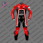Franco Morbidelli Ducati British GP 2024 Motorbike Leather Race Suit Front
