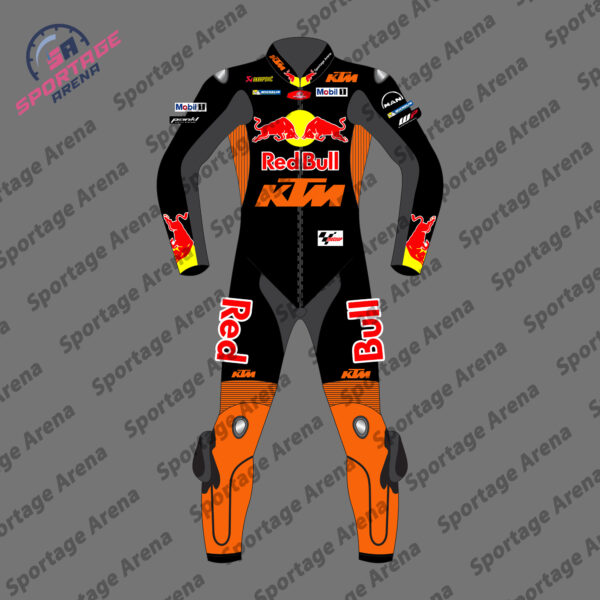 JACK MILLER KTM RED BULL MOTOGP 2024 LEATHER SUIT FRONT