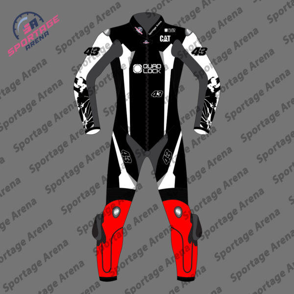 Jack Miller Winter Test MotoGP 2025 Leather Motorcycle Racing Suit Front