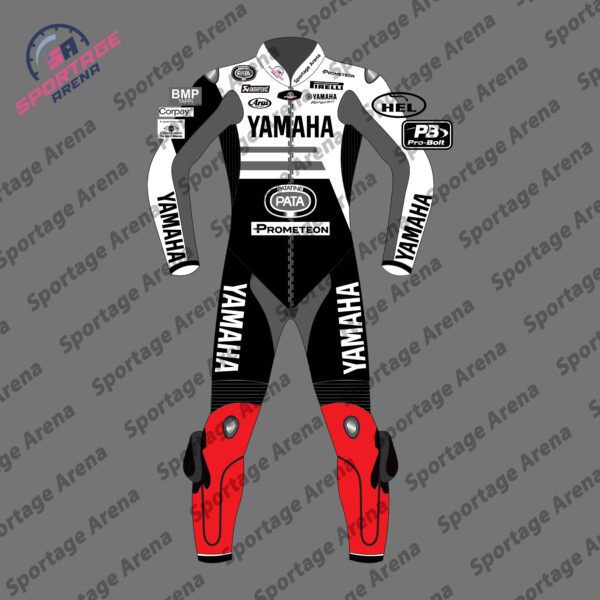 Jonathan Rea Yamaha Winter Test 2024 Motorcycle Racing Suit front