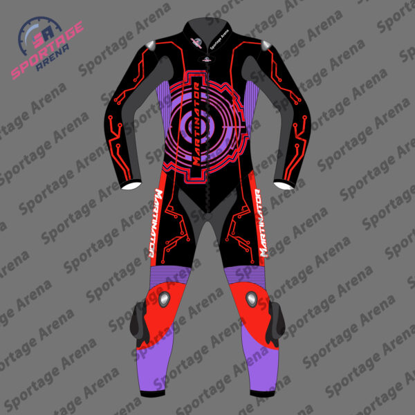 Jorge Martin Winter Test MotoGP 2025 Leather Riding Suit Front