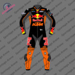 KTM BRAD BINDER MOTOGP 2024 MOTORCYCLE RACE LEATHER SUIT FRONT