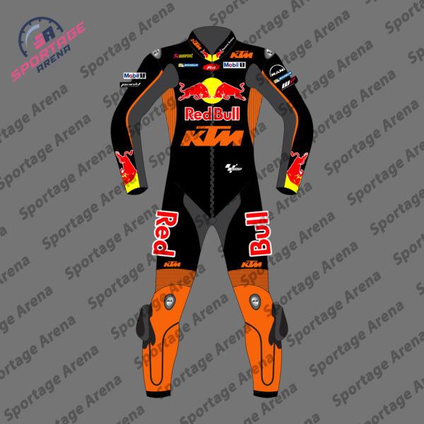 KTM BRAD BINDER MOTOGP 2024 MOTORCYCLE RACE LEATHER SUIT FRONT