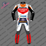 Luca Marini Honda Repsol MotoGP 2024 Motorcycle Leather Suit Back