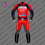 Luca Marini Honda MotoGP 2025 Motorbike Leather Race Suit Back