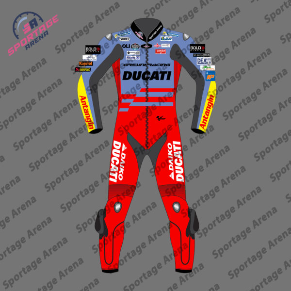 MARC MARQUEZ DUCATI MOTOGP 2024 MOTORCYCLE RACE SUIT FRONT