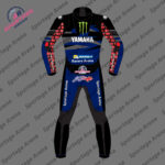 FABIO QUARTARARO YAMAHA MOTOGP 2024 MOTORBIKE LEATHER RACE SUIT BACK