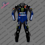 FABIO QUARTARARO YAMAHA MOTOGP 2024 MOTORBIKE LEATHER RACE SUIT FRONT