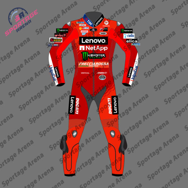 Marc Marquez Ducati MotoGP 2025 Motorcycle Race Suit Front