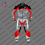 Marco Bezzecchi British GP 2024 Motorbike Leather Race Suit Front