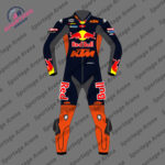 Maverick Vinales KTM 2025 Leather Motorbike Racing Suit Front
