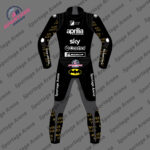Maverick Vinales Winter Test Aprilia MotoGP 2024 Motorbike Leather Suit Back