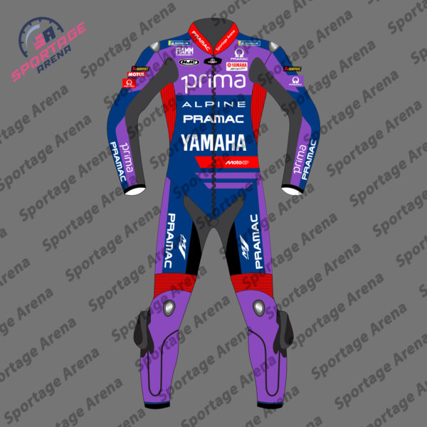 Miguel Oliveira Pramac MotoGP Motorbike Leather Suit 2025 Front