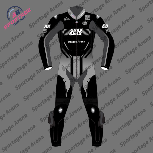 Miguel Oliveira Winter Test 2024 Motorcycle Leather Racing Suit Front