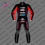 Marco Bezzecchi 72 Aprilia MotoGP 2025 Motorcycle Race Suit Back