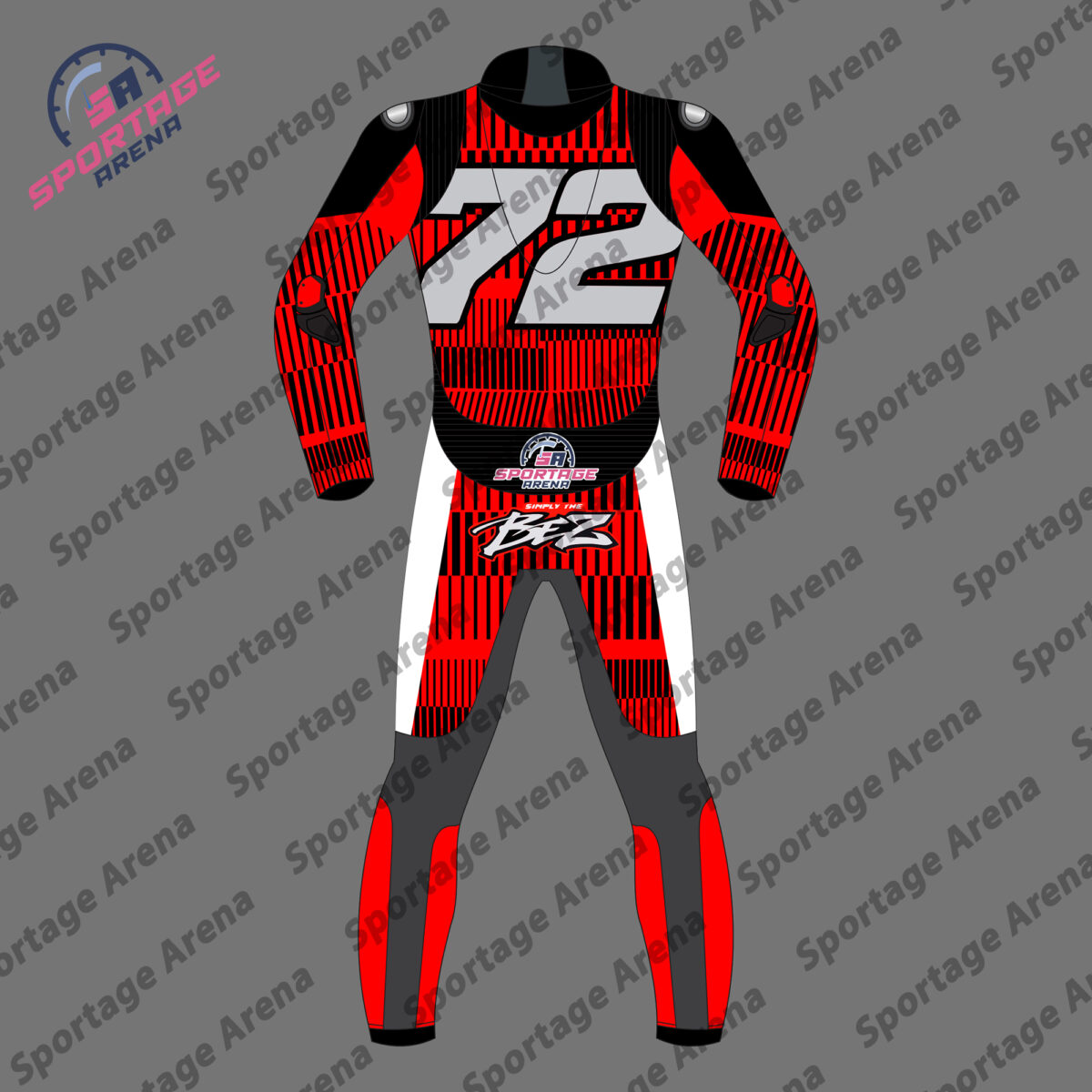 Marco Bezzecchi 72 MotoGP winter test 2025 Racing Suit Back
