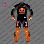 Pedro Acosta KTM Winter Test 2025 Motorcycle Leather Suit Front
