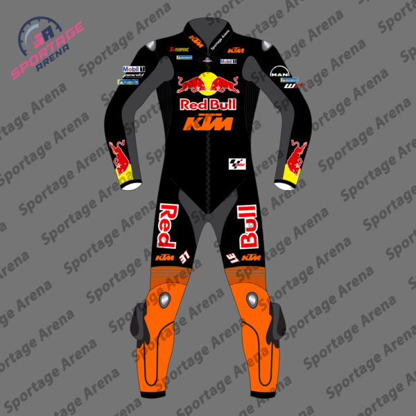 Pedro Acosta KTM Winter Test 2025 Motorcycle Leather Suit Front