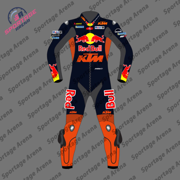 Pedro Acosta Redbull KTM 2025 Motorcycle Leather Race Suit Front