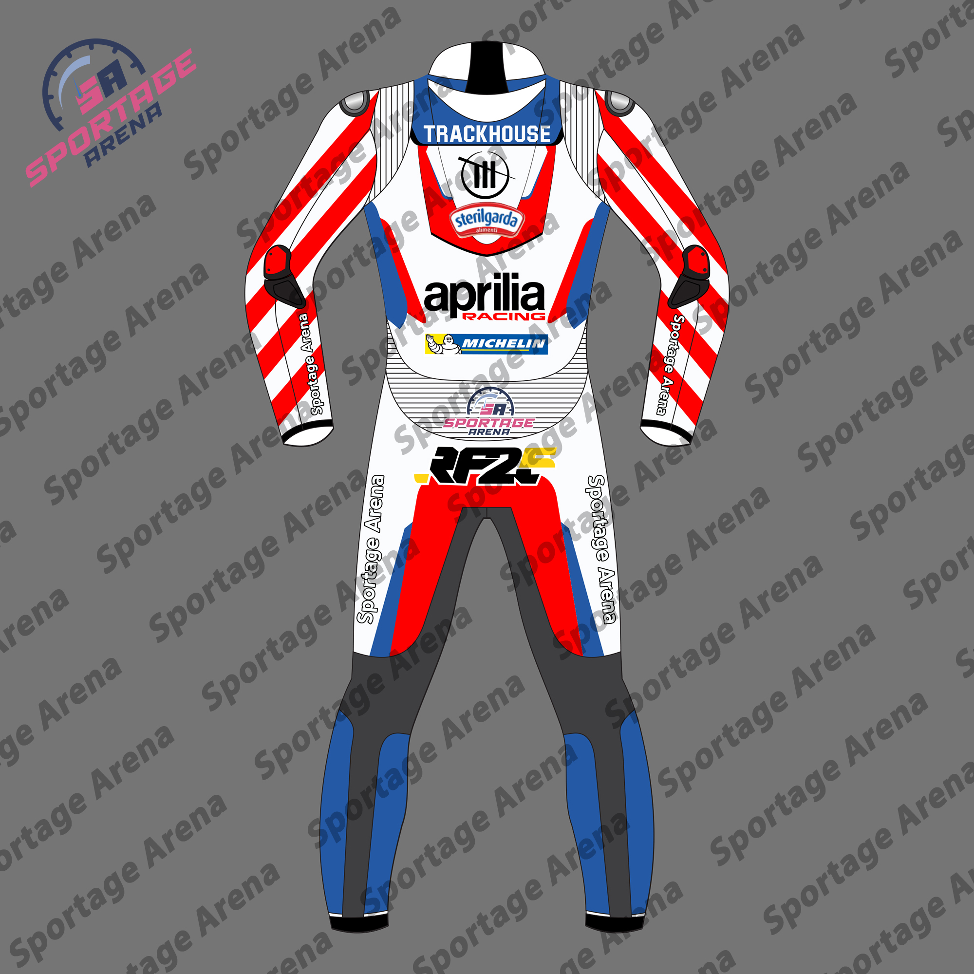 RAUL FERNANDEZ APRILIA MOTOGP 2024 MOTORBIKE LEATHER RACE SUIT BACK RAUL FERNANDEZ APRILIA MOTOGP 2024 MOTORBIKE LEATHER RACE SUIT BACK
