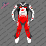 Somkiant Chantra LCR Honda 2025 Motorcycle Leather Racing Suit Front