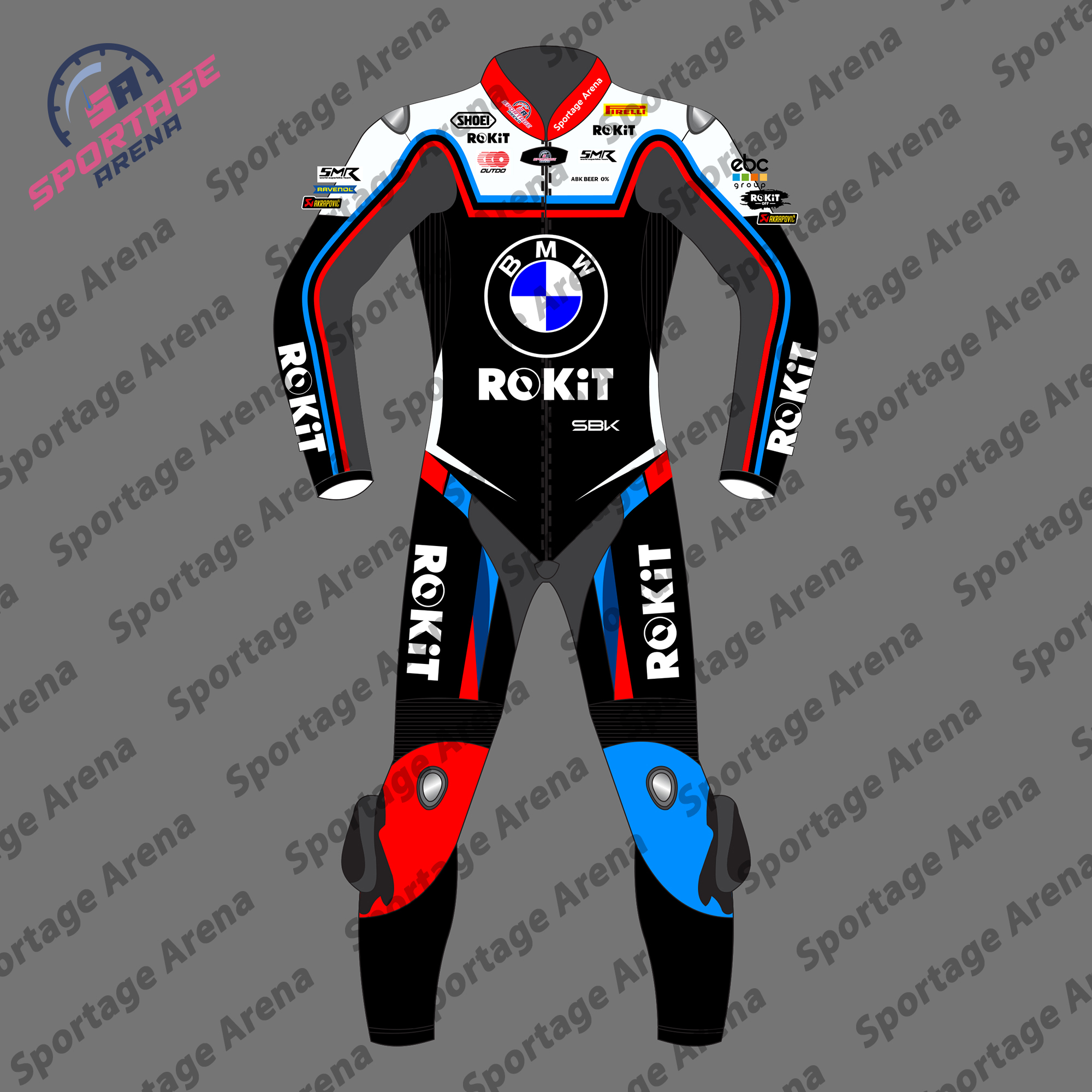 Toprak Razgatlioglu BMW Rokit 2025 Motorbike Leather Racing Suit Front Toprak Razgatlioglu BMW Rokit 2025 Motorbike Leather Racing Suit Front