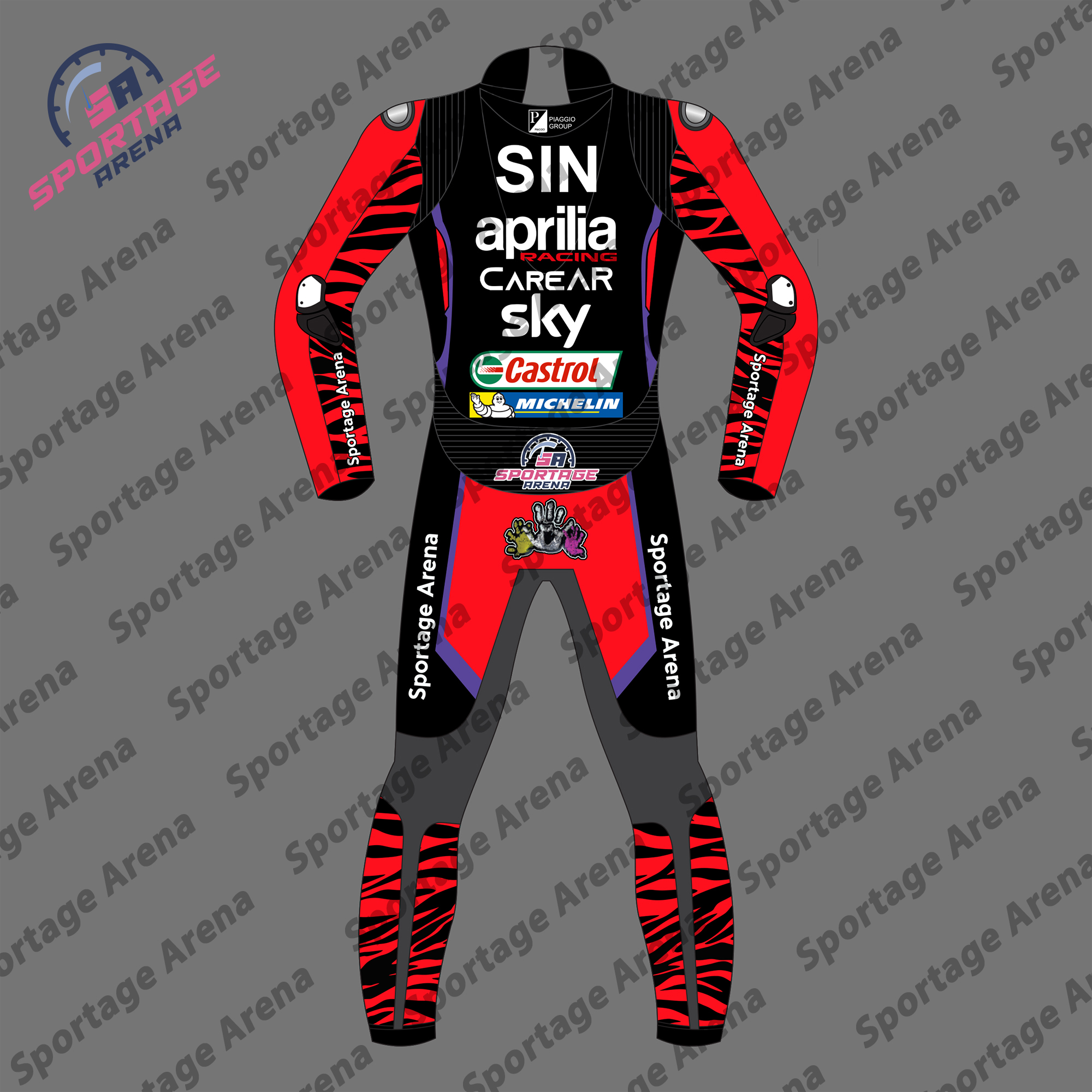 Aleix-Espargaro-MotoGP-2023-Aprilia-Racing-Suit-B Aleix Espargaro MotoGP 2023 Aprilia Motorcycle Leather Racing Suit Back