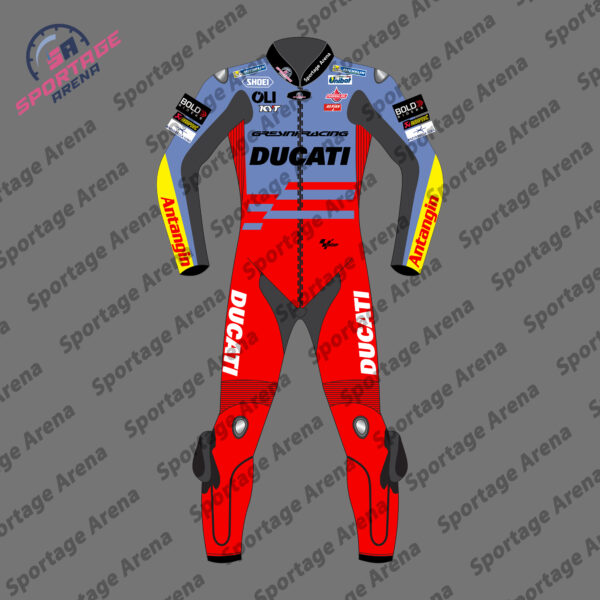 Alex Marquez Ducati MotoGP 2023 Team Gresini Motorcycle Riding Suit Front