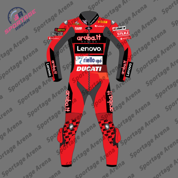 Alvaro Bautista Ducati Aruba.it SBK 2023 Motorbike Race Suit Front