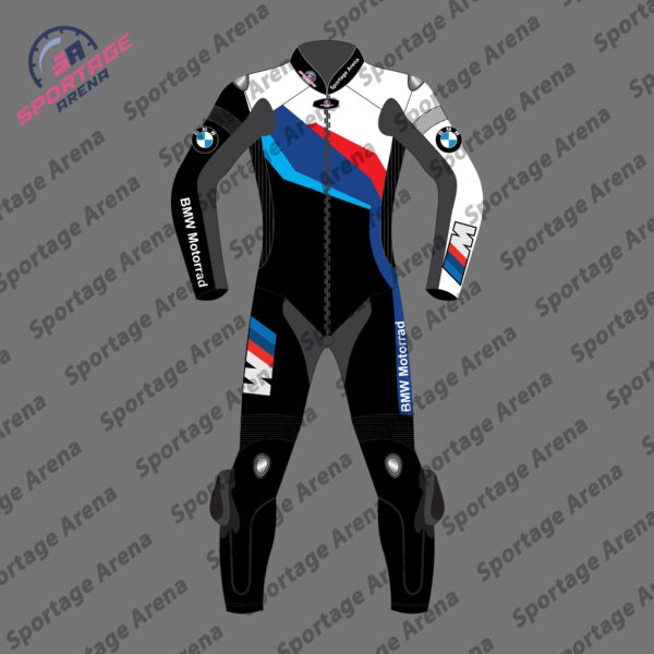 BMW Alpino GP-Teck 2023 Motorbike Leather Race Suit Front