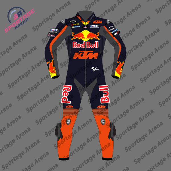 Brad Binder MotoGP 2023 Red bull KTM Racing Leather Suit Front