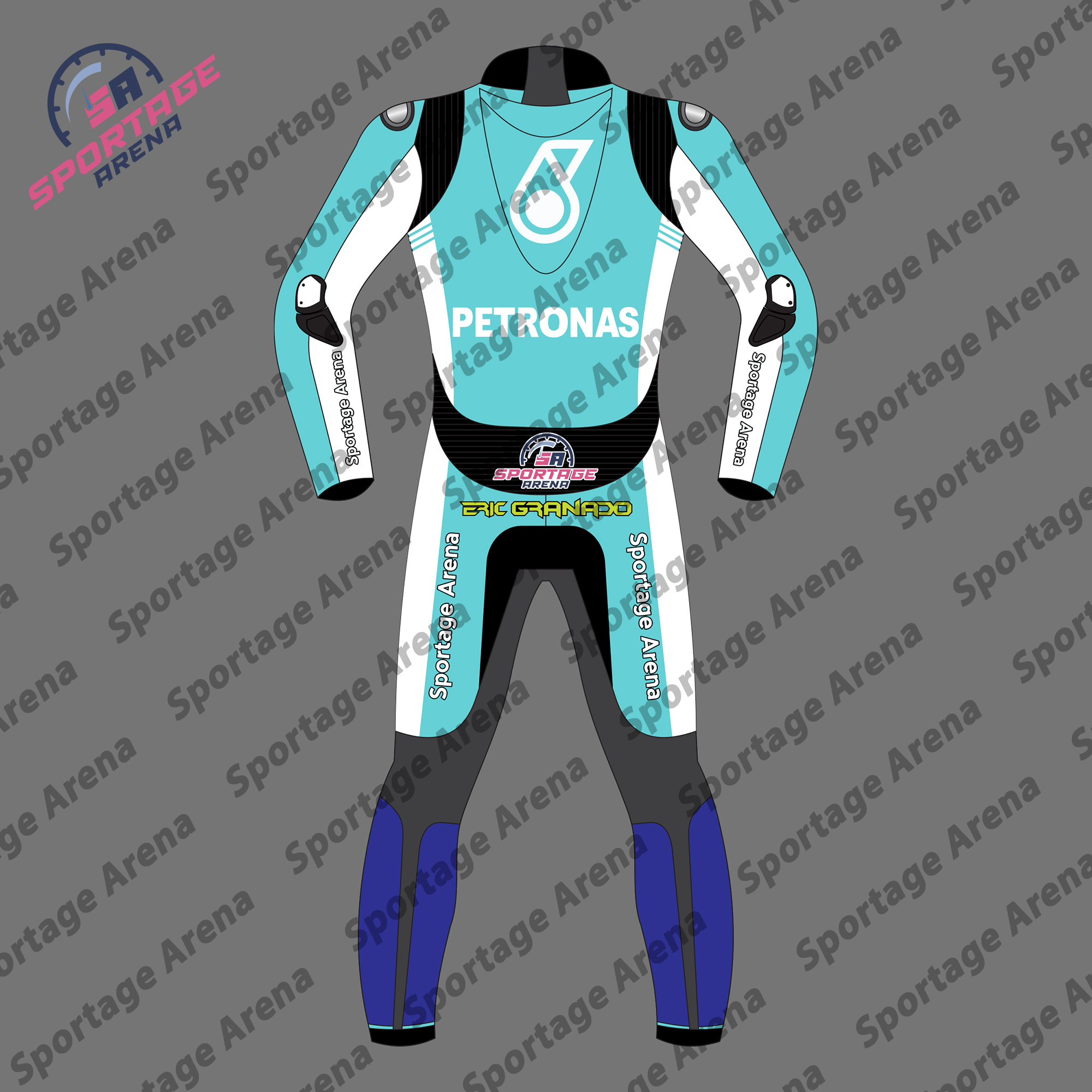 Eric Granado SBK 2023 Petronas Honda Racing Suit Back Eric Granado SBK 2023 Petronas Honda Racing Suit Back